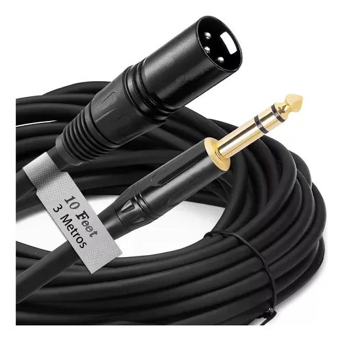 Balanced Audio Cable TRS Plug 3MTS